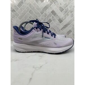 Brooks Launch 9 Running Shoes Womens Size 9.5B 9.5 B Lilac Silver Sneakers